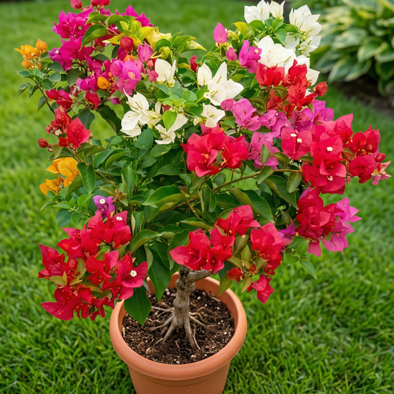 Mixed Colors Bougainvillea ornamental seeds for decorative outdoor garden landscapes.