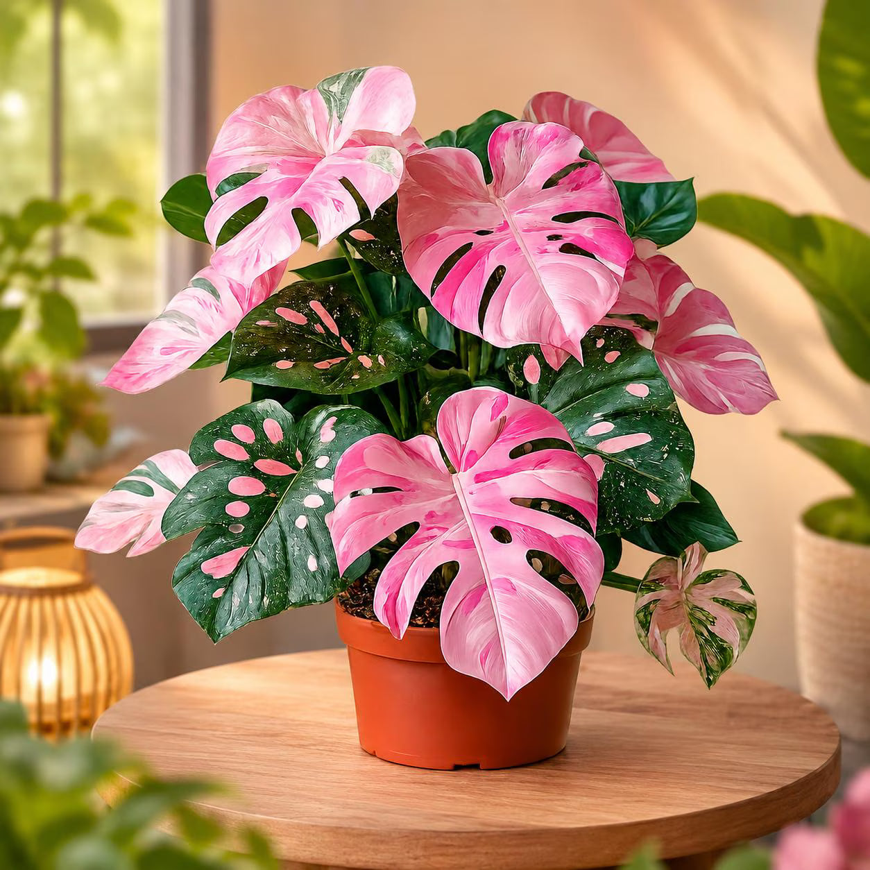 Rare Mixed Monstera plant seeds for indoor and outdoor planting.