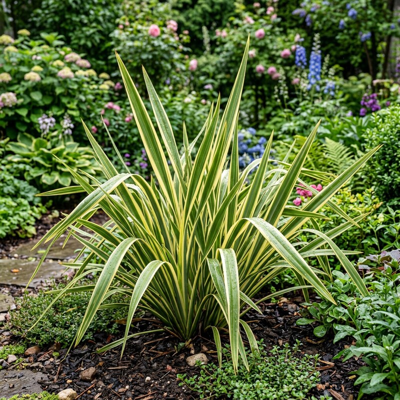 Phormium Tenax Variegata Grass Seeds for Planting