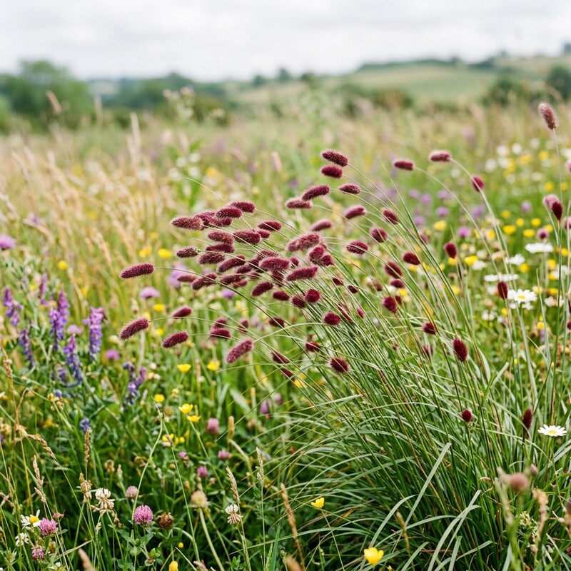 Pennisetum Thunbergii 'Red Buttons' Grass Seeds for Planting
