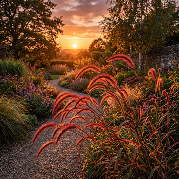 Setaria Macrostachya 'Will Scarlet' Grass Seeds Plant