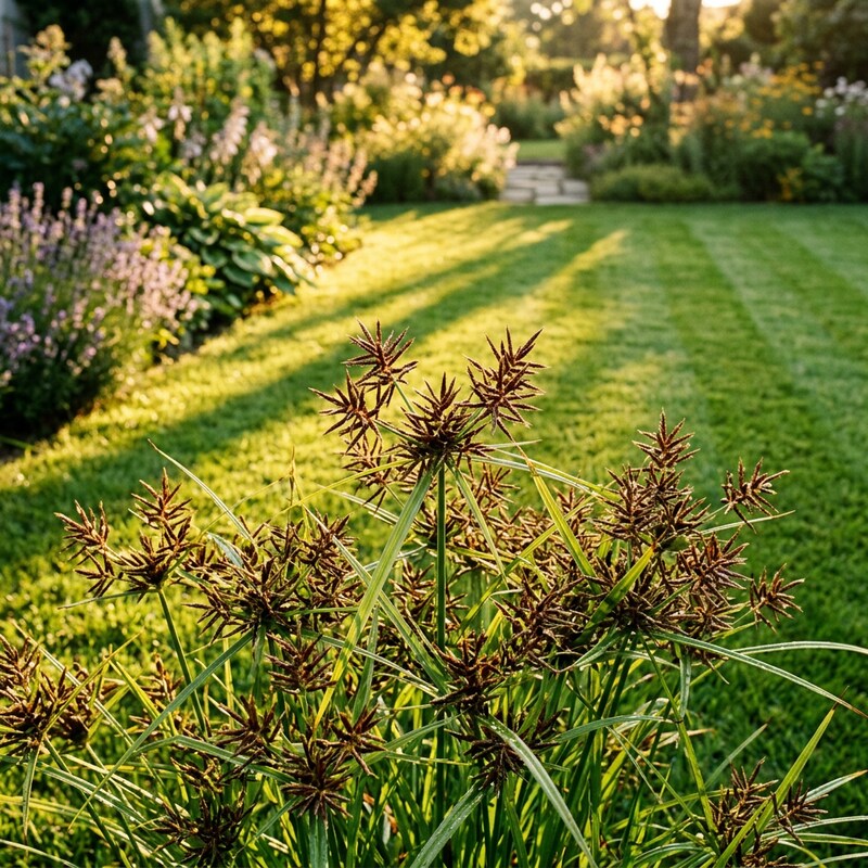 Cyperus Rotundus 'Sea Urchin' Grass Seeds for Planting