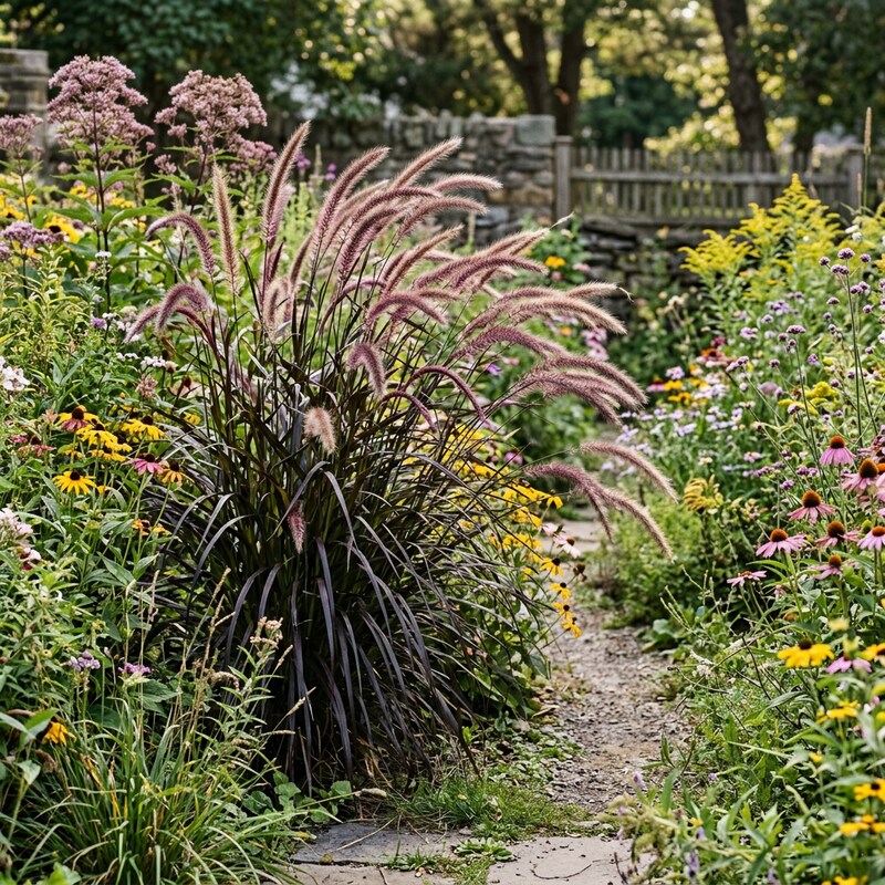 Pennisetum Glaucum 'Purple Majesty' Ornamental Grass Seeds