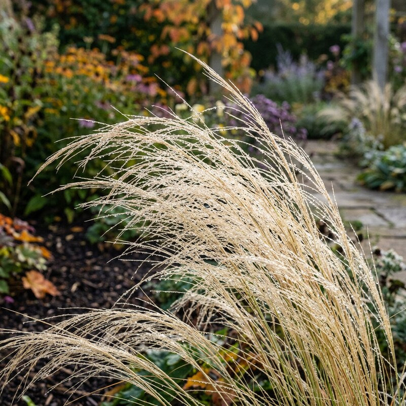 Stipa Tenuifolia Grass Seeds for Planting | Ornamental Garden Grass
