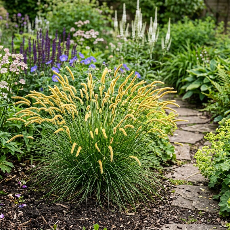 Schoenoxiphium 'Golden Caterpillars' Grass Seeds for Planting