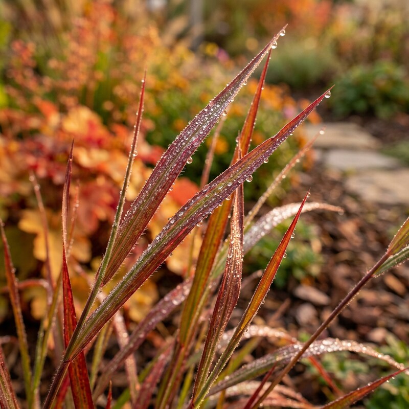 Setaria Macrostachya 'Will Scarlet' Grass Seeds for Planting
