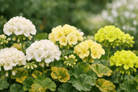 Yellow Geranium Flower seeds for Planting - Hardy Variety, Heirloom & GMO Free Seeds for Home Garden